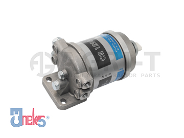FUEL FILTER ASSEMBLY SINGLE - WITH ALUMINIUM BOWL - IN/OUT 1/2"x20 UNF