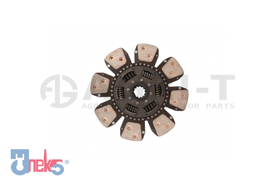 CLUTCH PLATE SPRUNG CENTRE - 12" - 12 SPLINES - 8 PADS