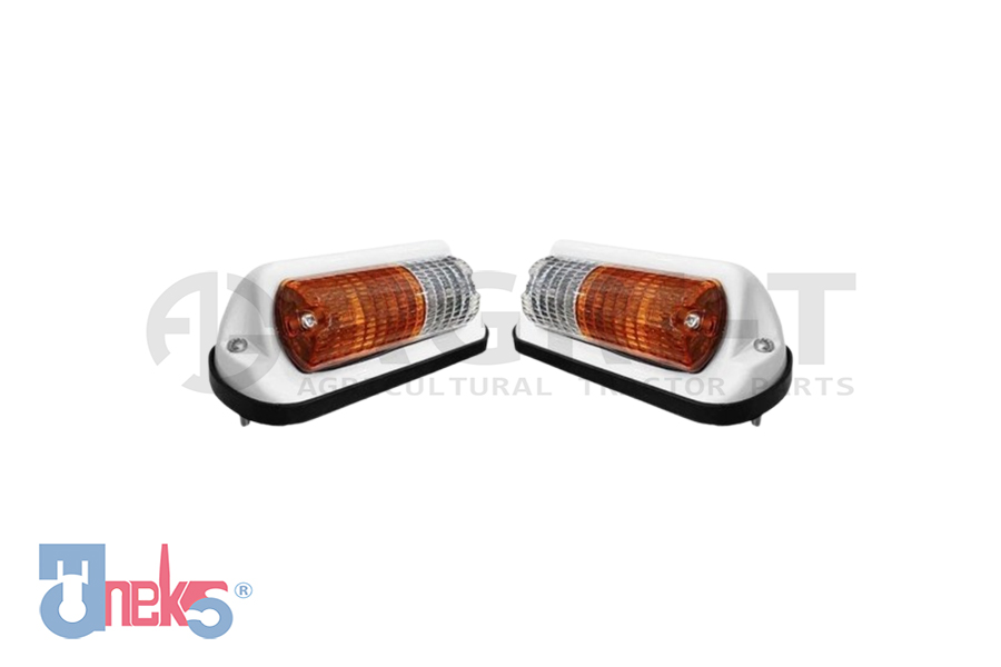 LAMP WHITE METAL BODY